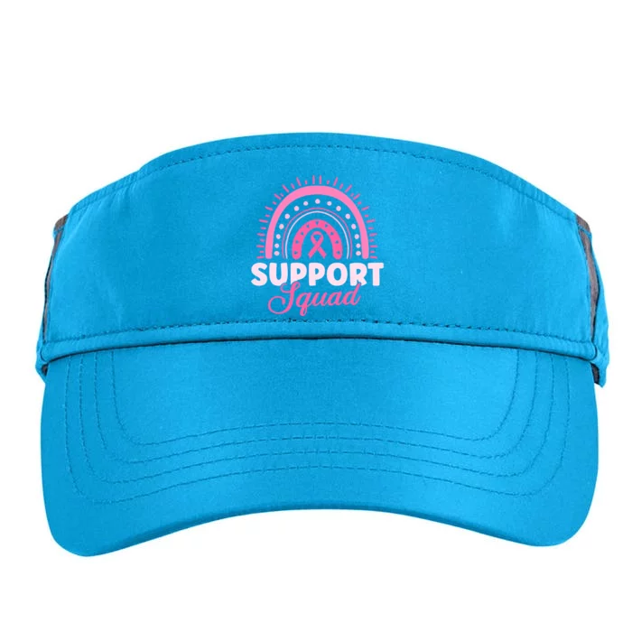 Support Squad Breast Cancer Warrior Gift Adult Drive Performance Visor