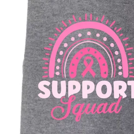 Support Squad Breast Cancer Warrior Gift Doggie 3-End Fleece Hoodie