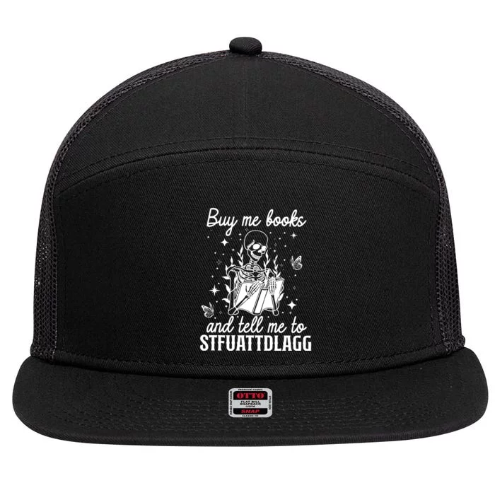 Smut Smut  Book Lover 7 Panel Mesh Trucker Snapback Hat