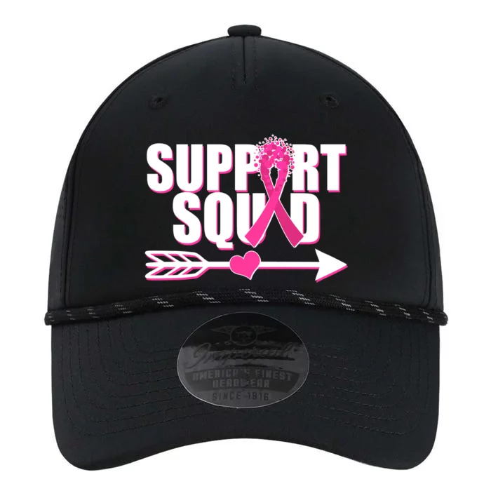 Support Squad Breast Cancer Awareness Pink Ribbon Performance The Dyno Cap