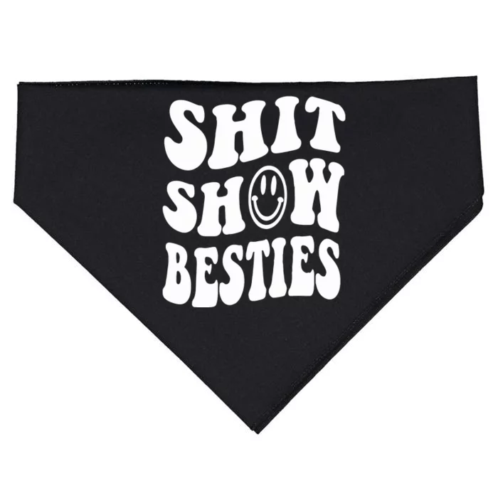 Shit Show Besties USA-Made Doggie Bandana