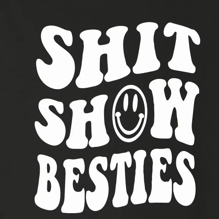 Shit Show Besties Toddler Long Sleeve Shirt