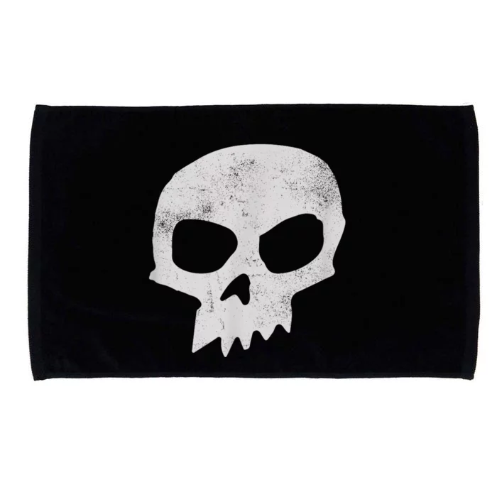 Sid Skull Black Microfiber Hand Towel