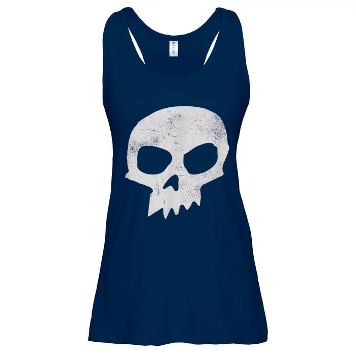 Sid Skull Black Ladies Essential Flowy Tank