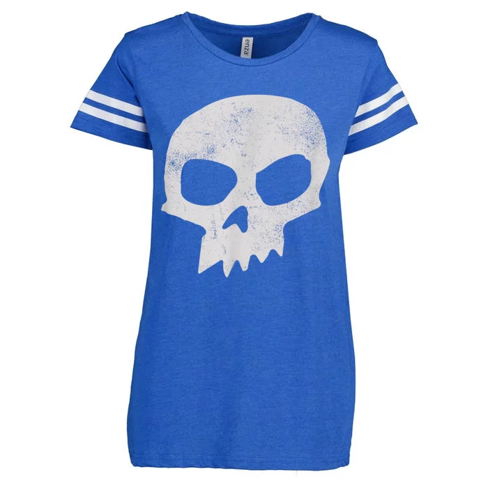 Sid Skull Black Enza Ladies Jersey Football T-Shirt