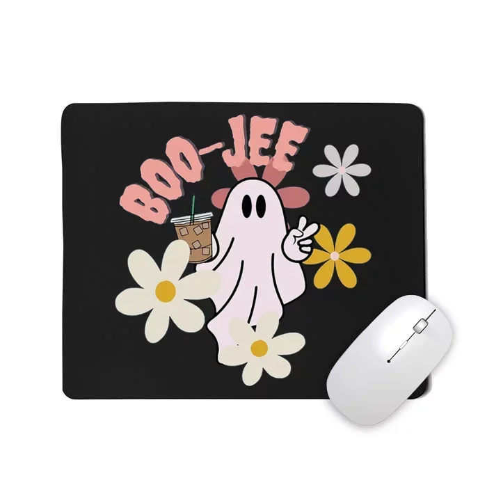 Spooky Season Cute Ghost Halloween Costume Boujee BooJee Mousepad