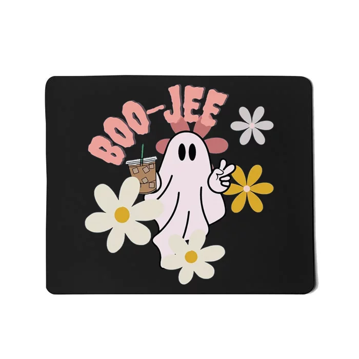 Spooky Season Cute Ghost Halloween Costume Boujee BooJee Mousepad