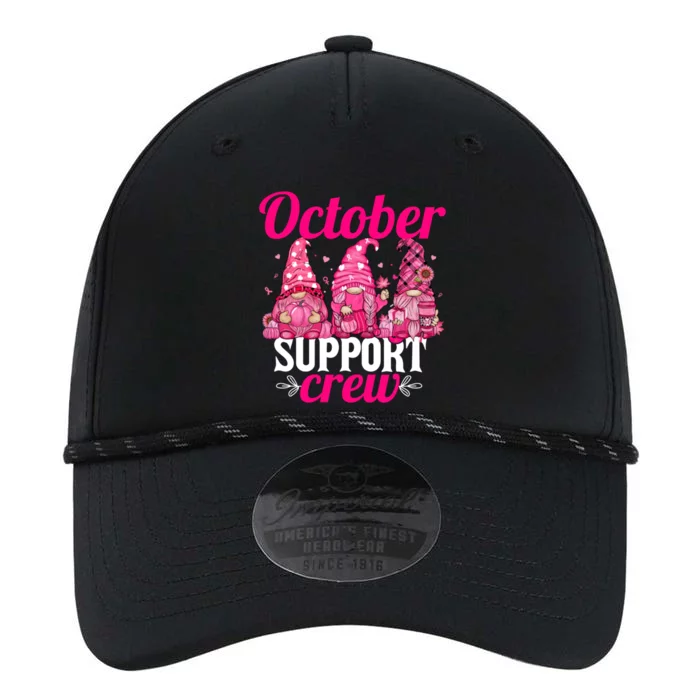 Support Squad Crew Pink Ribbon Breast Cancer Awareness Great Gift Performance The Dyno Cap