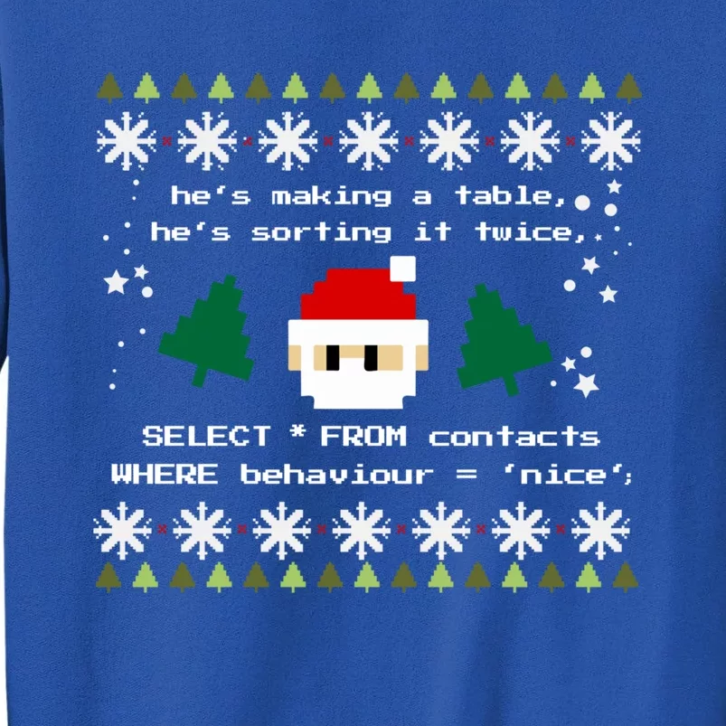 Sql Santa Claus Database Clause Developer Code Db Programmer Gift Sweatshirt