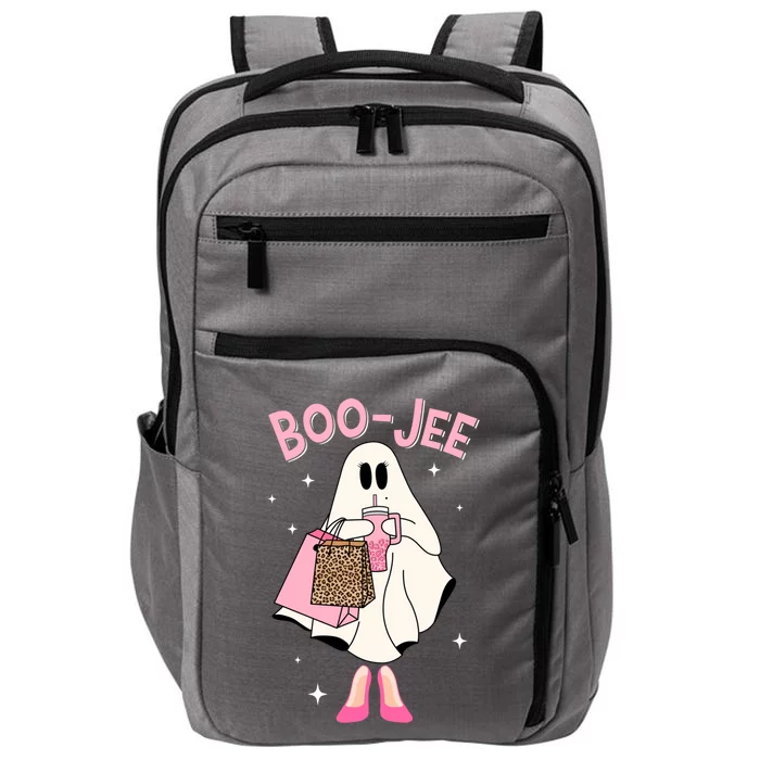 Spooky Season Cute Ghost Funny Halloween Boujee Boojee Gift Impact Tech Backpack