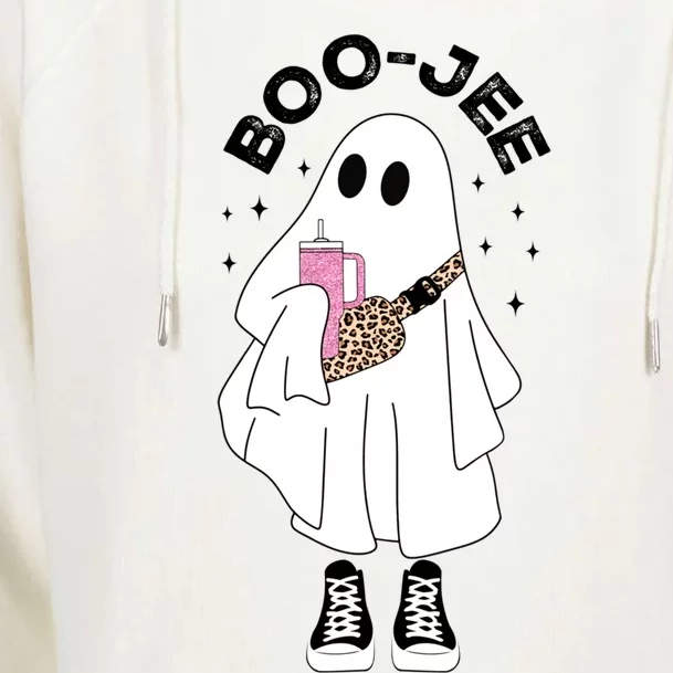 Spooky Season Cute Ghost Halloween Costume Boujee Boojee Cute Gift Womens Funnel Neck Pullover Hood