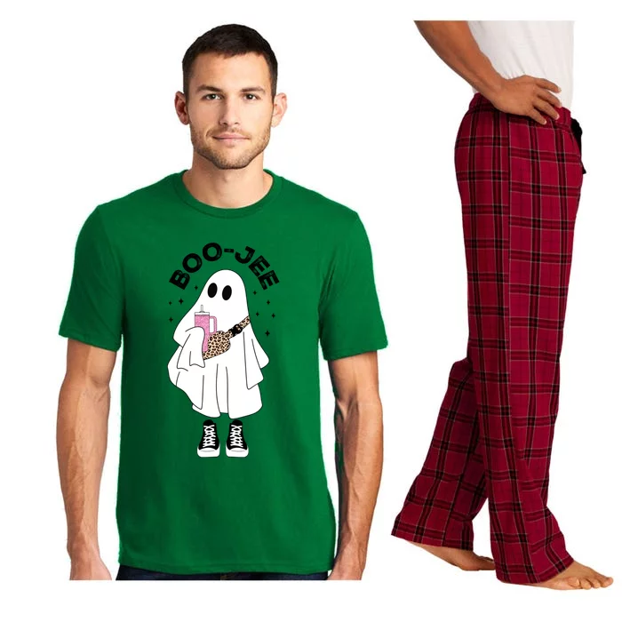 Spooky Season Cute Ghost Halloween Costume Boujee Boojee Cute Gift Pajama Set