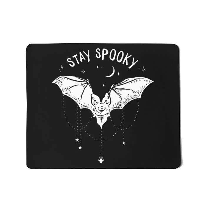 Stay Spooky Cute Vampire Bat Halloween Mousepad