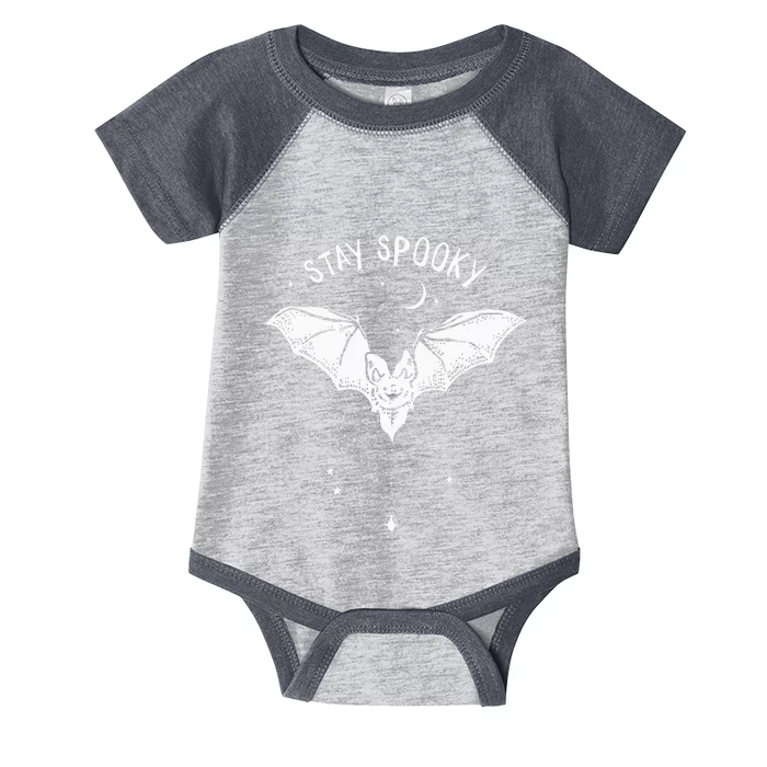 Stay Spooky Cute Vampire Bat Halloween Infant Baby Jersey Bodysuit