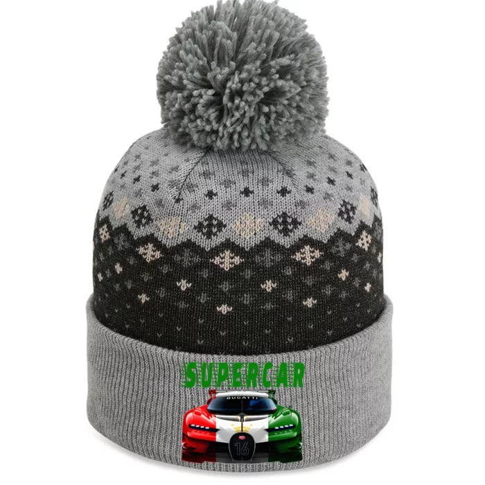 Supercar Sports Car Muscle Car And Race Car The Baniff Cuffed Pom Beanie