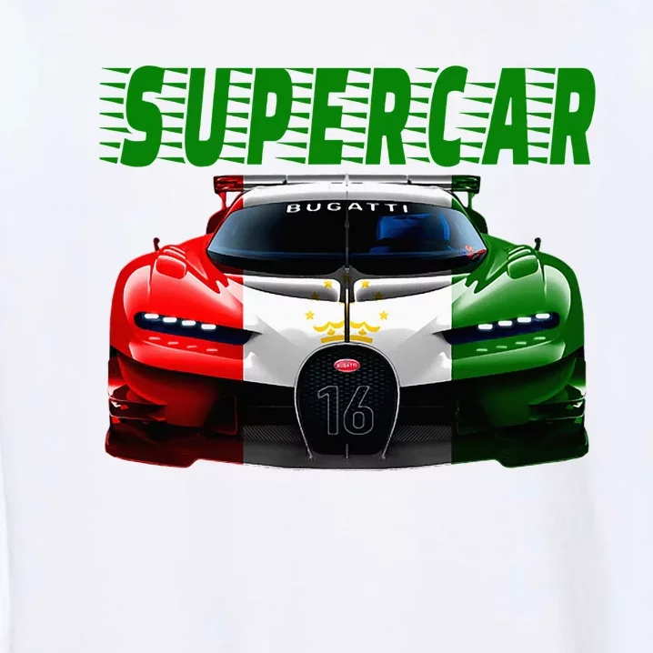 Supercar Sports Car Muscle Car And Race Car Garment-Dyed Sweatshirt