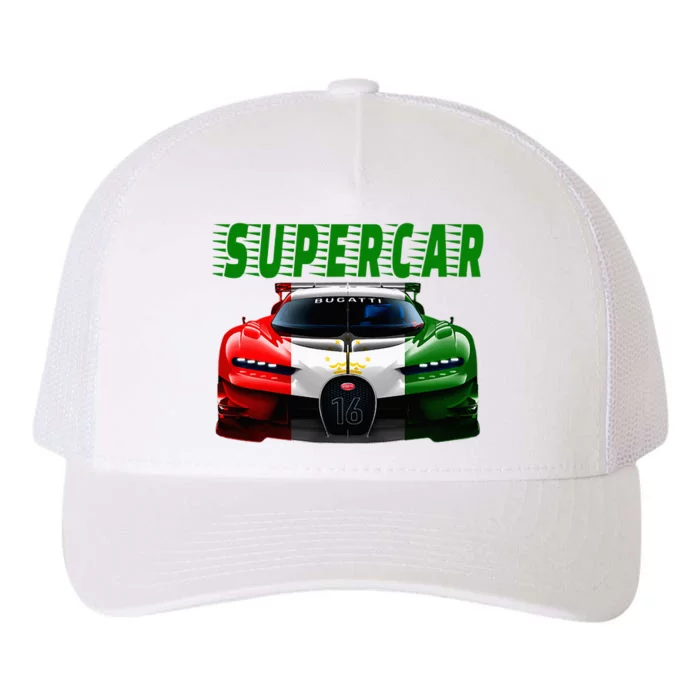 Supercar Sports Car Muscle Car And Race Car Yupoong Adult 5-Panel Trucker Hat