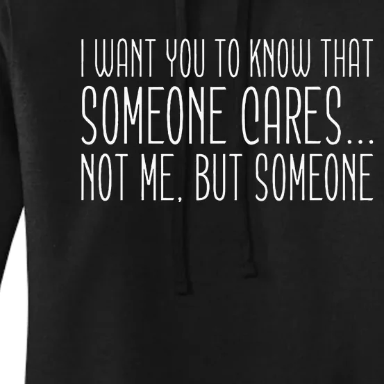 Sarcasm Someone Cares Women's Pullover Hoodie