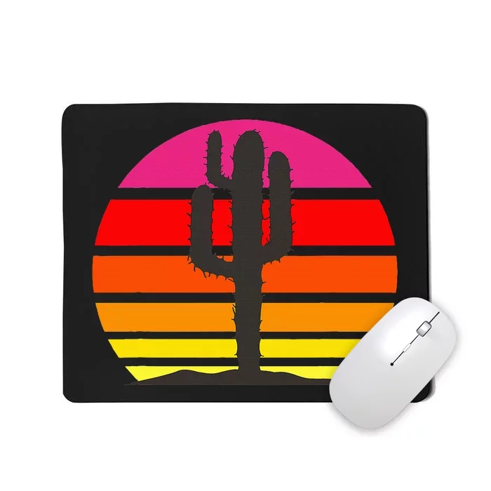 Saguaro Sunset Cactus Opuntia Cactaceae Lovers Mousepad