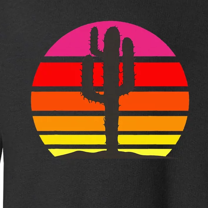 Saguaro Sunset Cactus Opuntia Cactaceae Lovers Toddler Sweatshirt