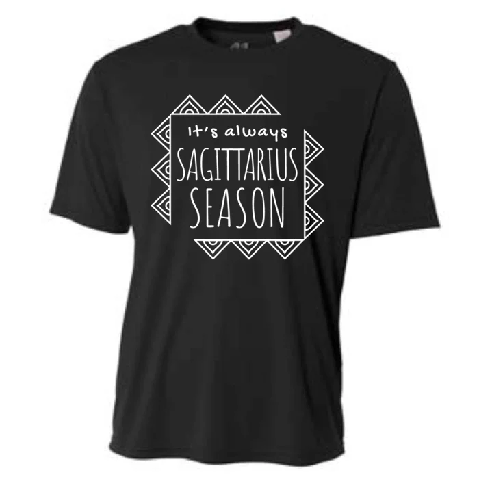 Sagittarius Season Cute Zodiac Horoscope Gift Cooling Performance Crew T-Shirt