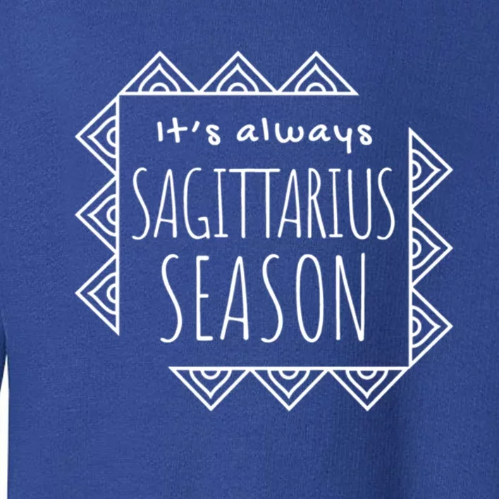 Sagittarius Season Cute Zodiac Horoscope Gift Toddler Sweatshirt