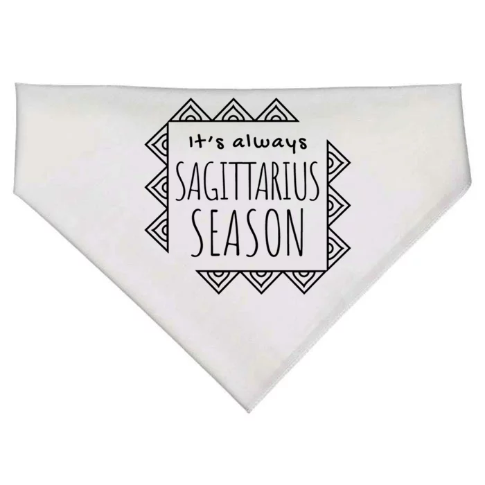 Sagittarius Season Cute Zodiac Horoscope Gift USA-Made Doggie Bandana