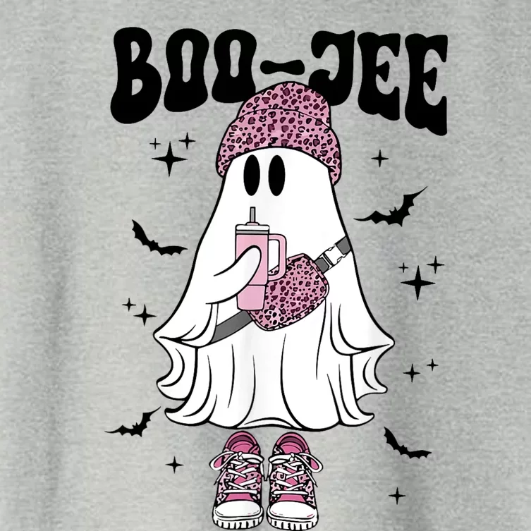 Spooky Season Cute Ghost Halloween Costume Boujee Boojee Women's Crop Top Tee