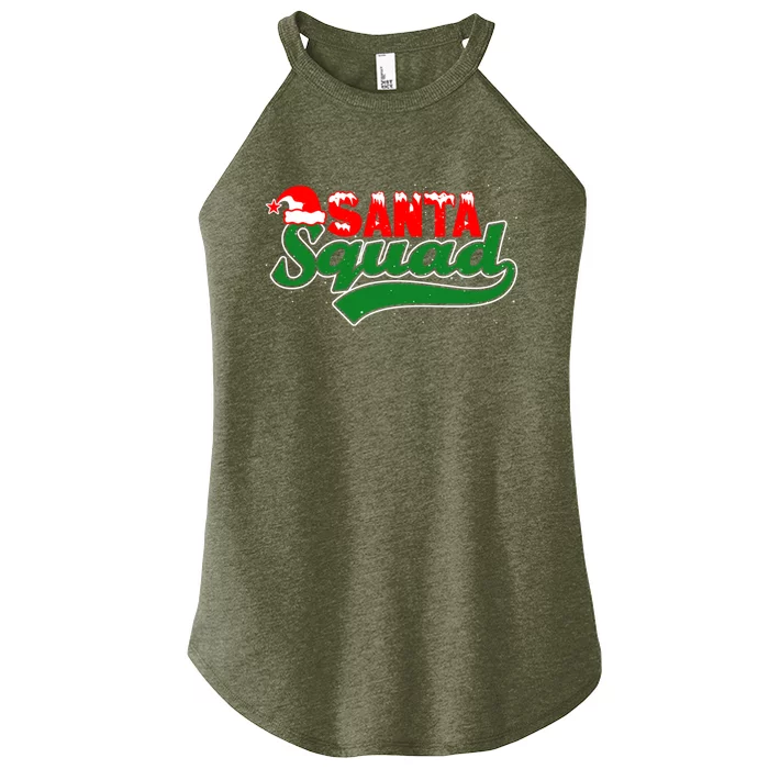 Santa Squad Christmas Design Template For Christmas Celebration Women’s Perfect Tri Rocker Tank