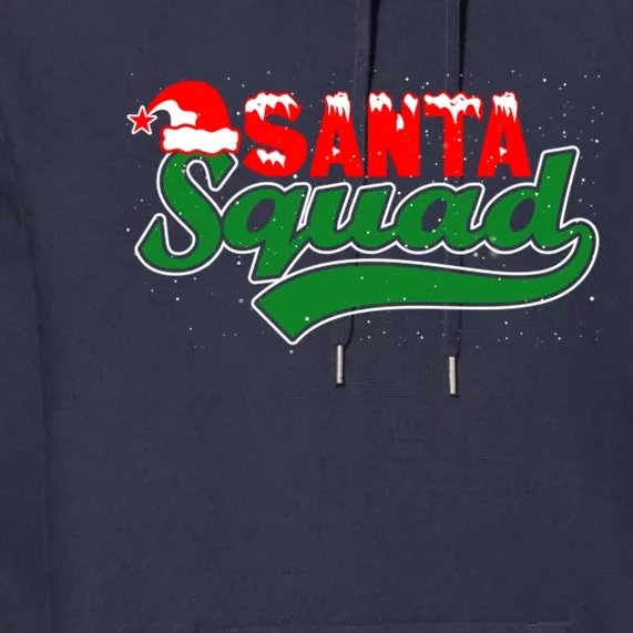 Santa Squad Christmas Design Template For Christmas Celebration Premium Hoodie