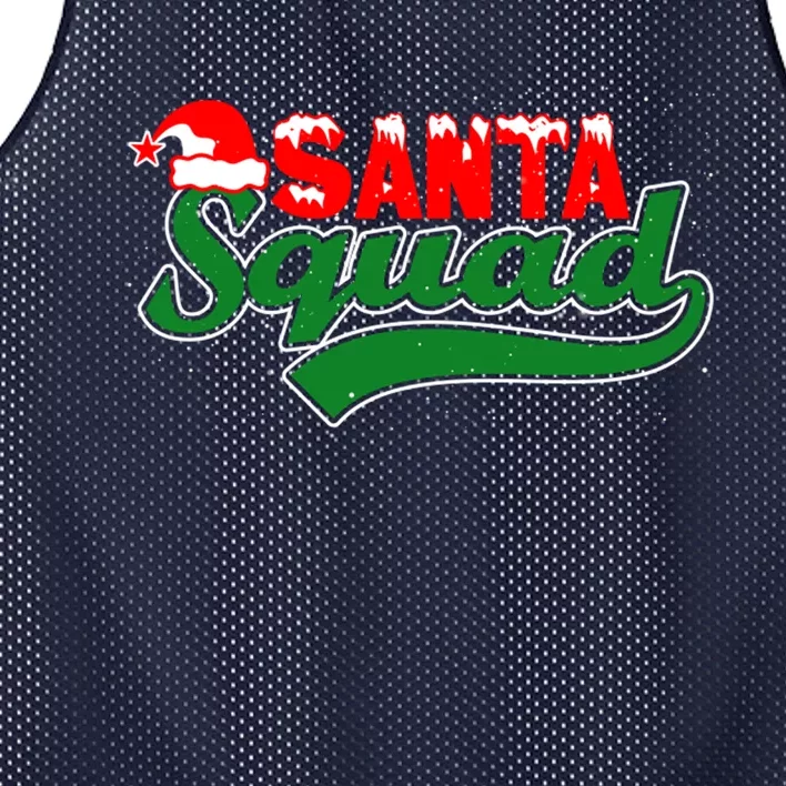 Santa Squad Christmas Design Template For Christmas Celebration Mesh Reversible Basketball Jersey Tank