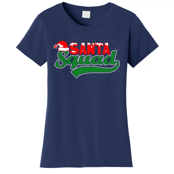 Santa Squad Christmas Design Template For Christmas Celebration Women's T-Shirt