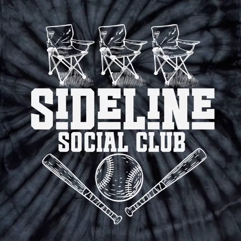 Sideline Social Club Retro Baseball Team Game Day Season Tie-Dye T-Shirt