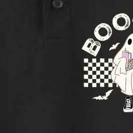 Spooky Season Cute Boujee Ghost Halloween Costume Boojee Dry Zone Grid Performance Polo