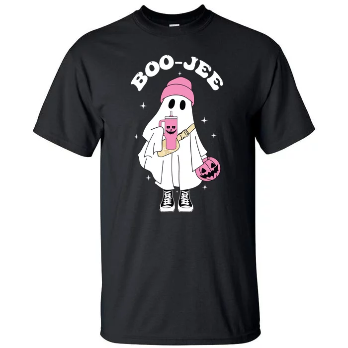 Spooky Season Cute Ghost Halloween Costume Boujee Boojee Tall T-Shirt