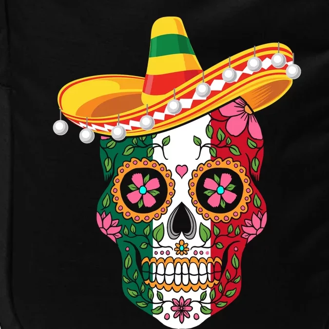 Sugar Skull Cinco De Mayo Celebration Art Impact Tech Backpack