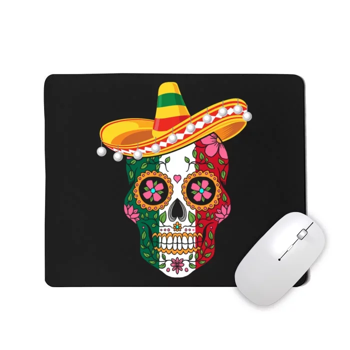 Sugar Skull Cinco De Mayo Celebration Art Mousepad