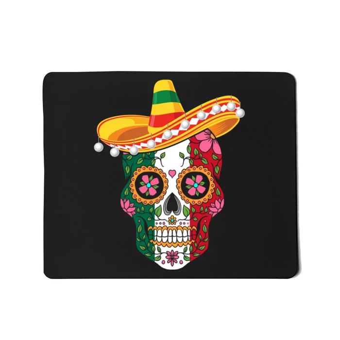 Sugar Skull Cinco De Mayo Celebration Art Mousepad