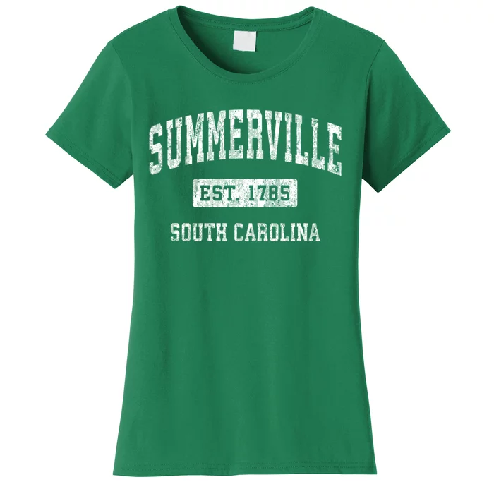 Summerville South Carolina Sc Vintage Established Sports Women's T-Shirt