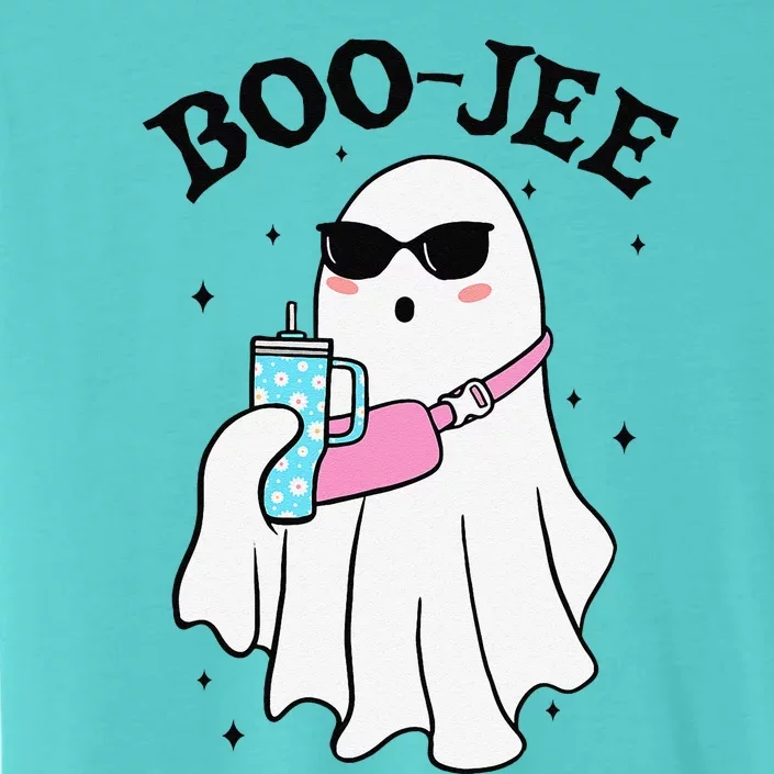 Spooky Season Cute Ghost Halloween Boujee Boo Jee ChromaSoft Performance T-Shirt