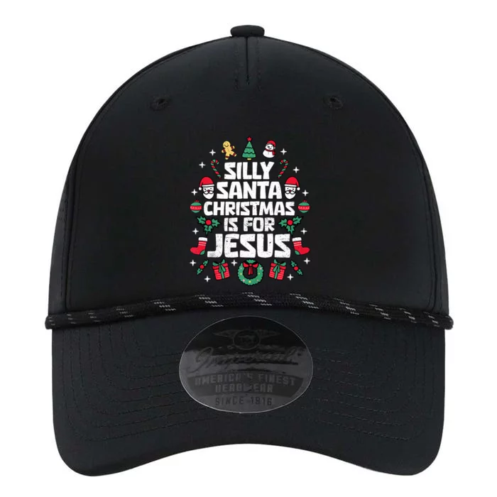 Silly Santa Christmas Is For Jesus Christian Religious Performance The Dyno Cap