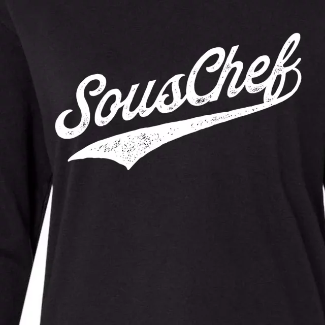 Souschef Sous Chef Gift Womens Cotton Relaxed Long Sleeve T-Shirt