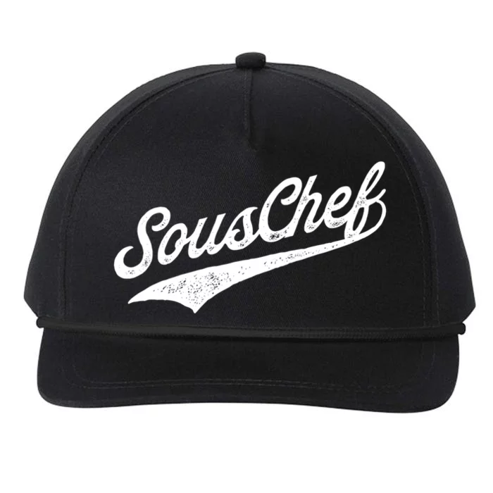 Souschef Sous Chef Gift Snapback Five-Panel Rope Hat