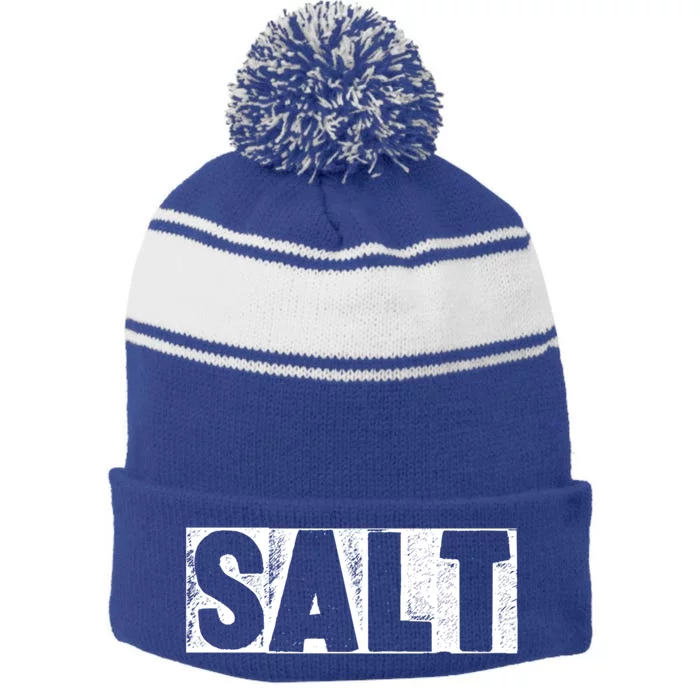 Salt Seasoning Cooking Spice Pepper Salt Gift Stripe Pom Pom Beanie