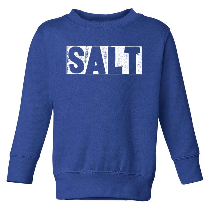 Salt Seasoning Cooking Spice Pepper Salt Gift Toddler Sweatshirt