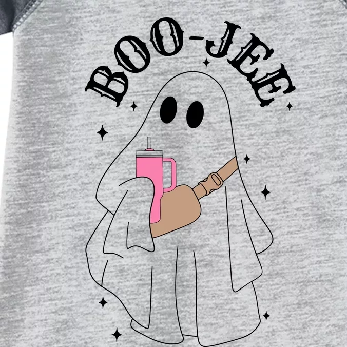 Spooky Season Cute Ghost Halloween Costume Boujee BooJee Infant Baby Jersey Bodysuit