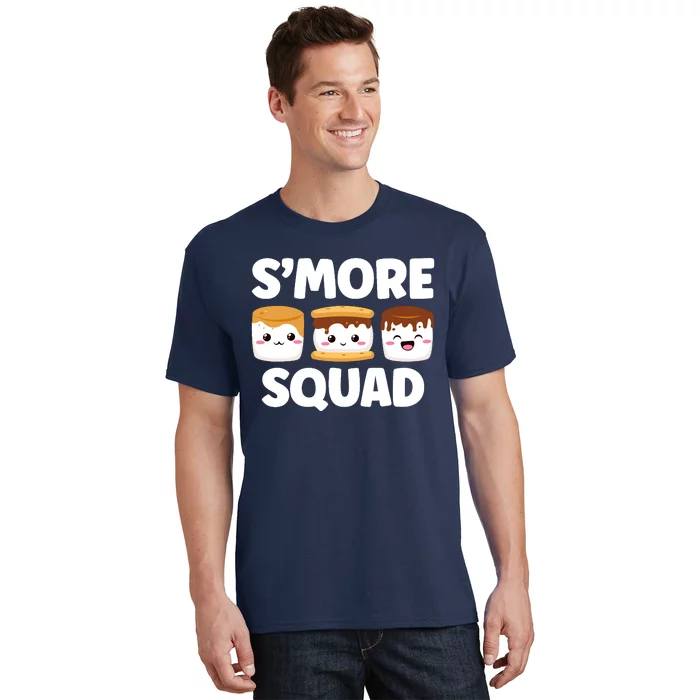 Smore Squad Camping Campfire Chocolate Marshmallow SMores T-Shirt