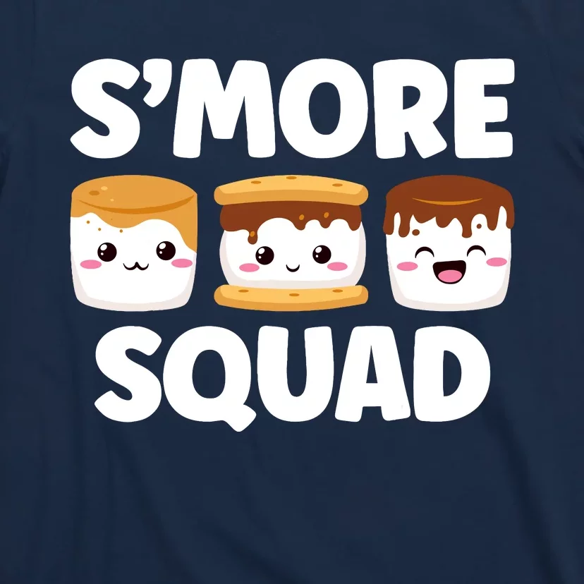 Smore Squad Camping Campfire Chocolate Marshmallow SMores T-Shirt