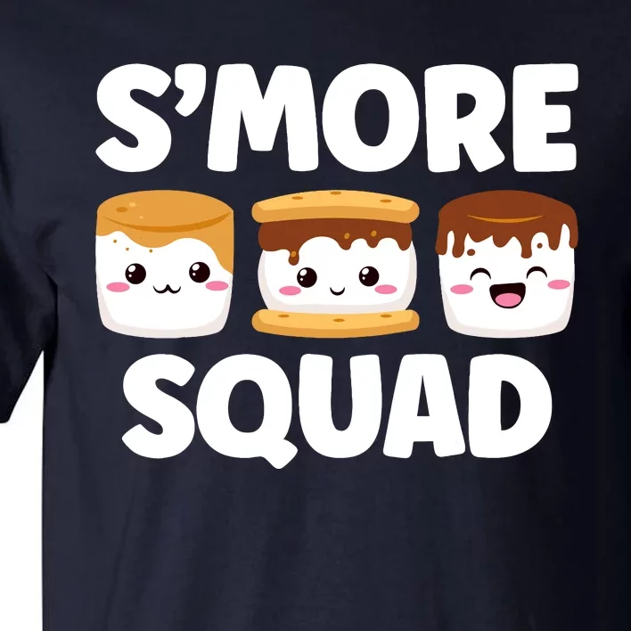 Smore Squad Camping Campfire Chocolate Marshmallow SMores Tall T-Shirt