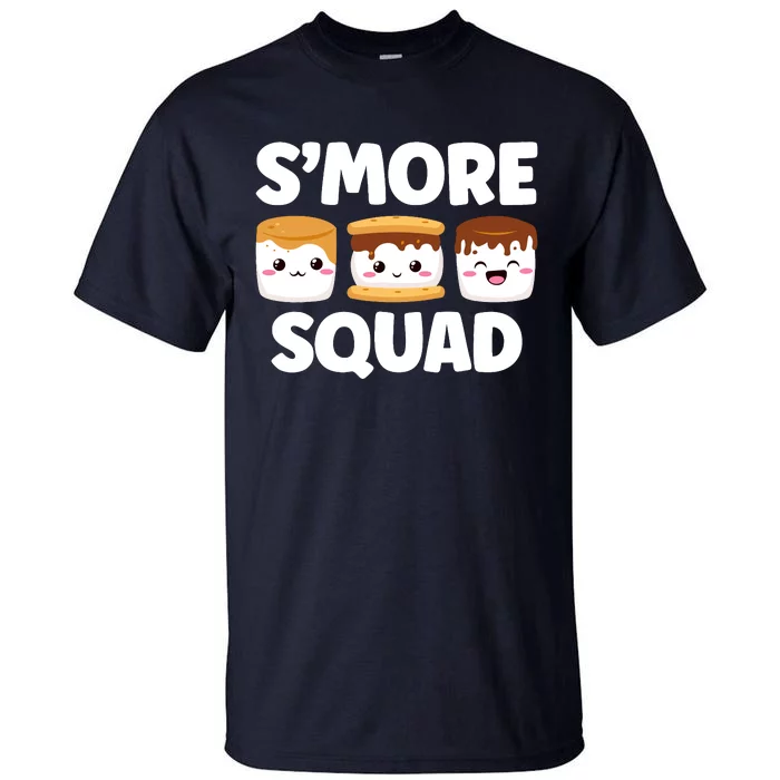 Smore Squad Camping Campfire Chocolate Marshmallow SMores Tall T-Shirt